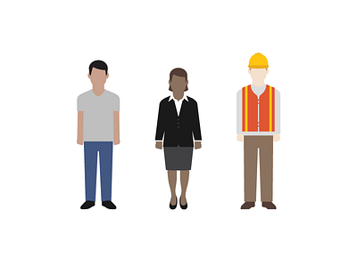 People! hard hat illustration person supervisor worker