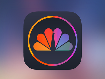 Nbc Icon Black colorful fresh icon ios iphone nbc