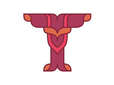 Letter T drop cap t type typography