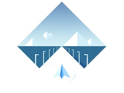 Ready bridge light moutain ocean plane road