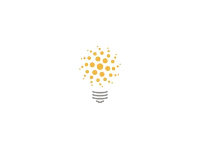Unused Concept 3 community data ideas innovation lightbulb logo mark movement team