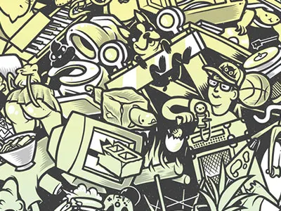 Giant Robot - Kendamari giant robot katamari kendama kevin luong