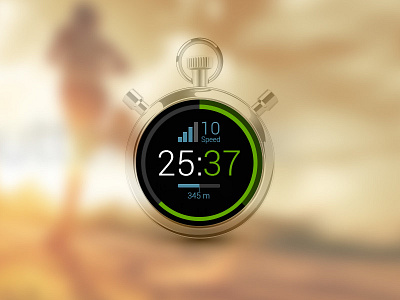 Sport Watch gear gearwatch interface stopwatch ui watch