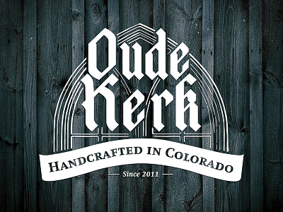 Oude Kerk - Beer Label beer colorado label logo