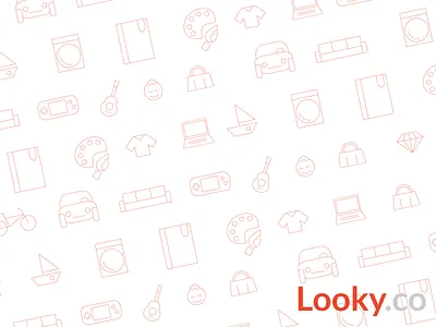 Icons for Looky ecommerce flyer icons shopping ui web