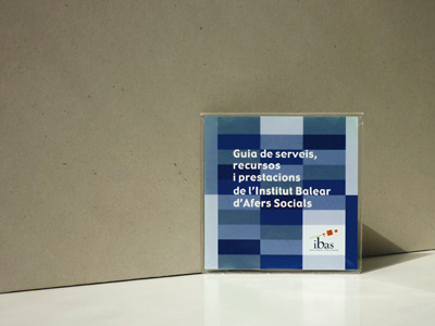 social services guide cd1 catalog cd cover graphic guide identity intress mallorca social services spain