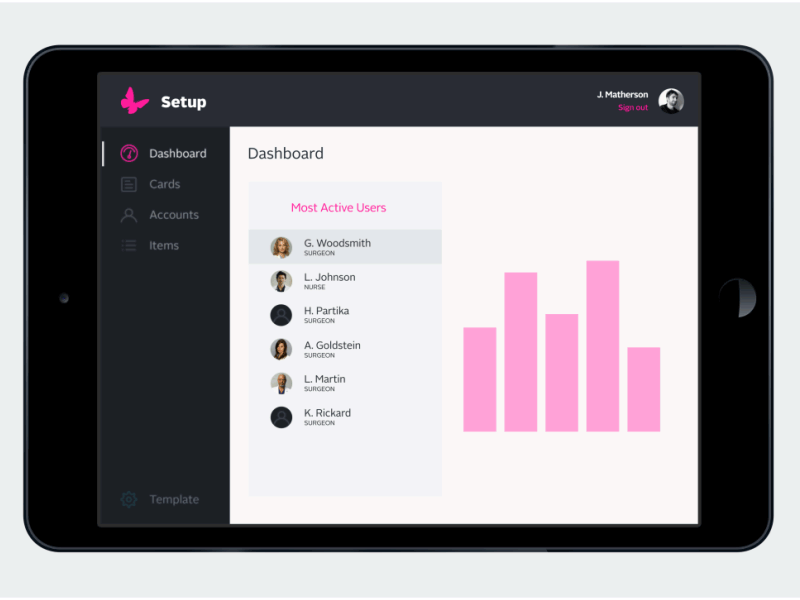 App UI Prototype animation app app design ipad medical pre viz prototype ui