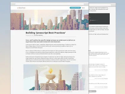 Code School Blog - WIP blog code school ui web design