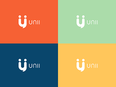 Unii branding chat college communicate educate logo platform school share social unii university