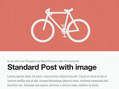 Fixy WordPress & Ghost Theme fixie theme wordpress