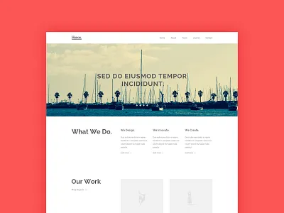 Heros Agency Website - Freebie css3 free freebie html5 template tutorial ui design web design website