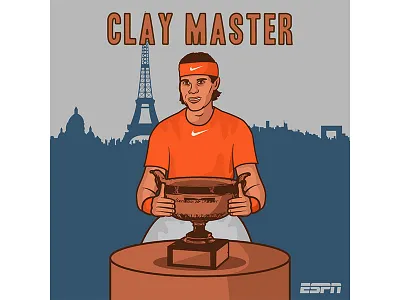 Rafael Nadal espn illustration rafael nadal tennis