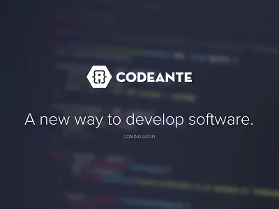 Codeante Logo codeante develop landing logo software soon