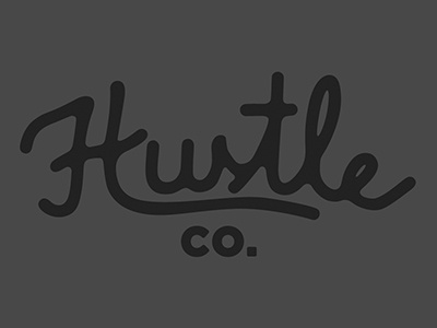 hustle co hustle type typography