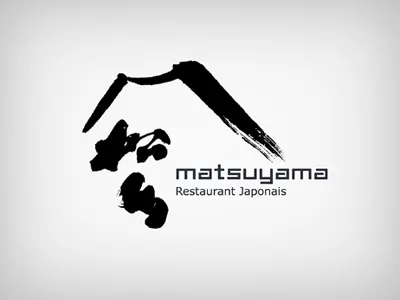 MATSUYAMA RESTAURANT JAPAN BRAND IDENTITY branding chinese character cuisine food invitation japanese dish logo menu one one restaurant signboard vi