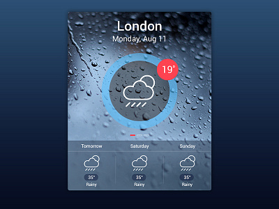 Weather weather widget