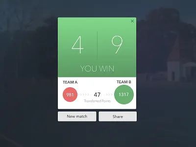 After match screen congratulations football match soccer thegamebyronaldo win