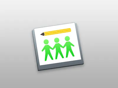 SubEthaEdit – New Icon (Draft 1) green icon osx pencil person sketchapp subethaedit unsolicited