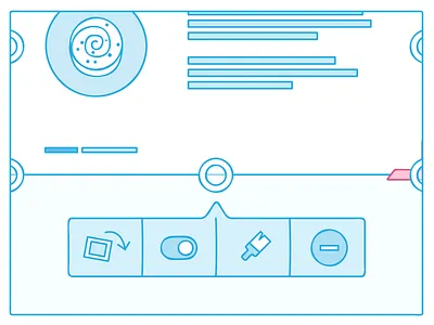 Wireframe brush icons reset rotate slider toolbar uit understandit wireframe