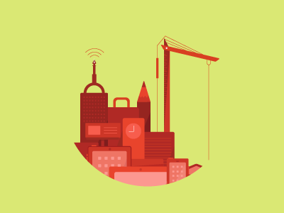 Building Authentic Brands building city cityscape illustration ui ux web