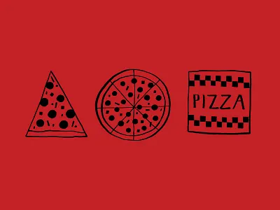 Pizza Fundamentals geometry pizza shapes shirt