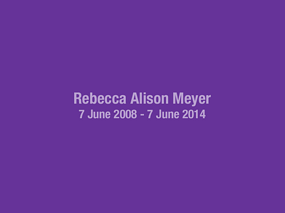 Rebecca Alison Meyer 663399becca