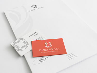 Garden Vista Collateral design print