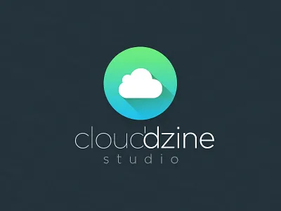 Cloud Dzine branding corporate dark ui flat logo style