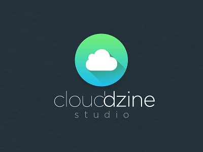 Cloud Dzine branding corporate dark ui flat logo style