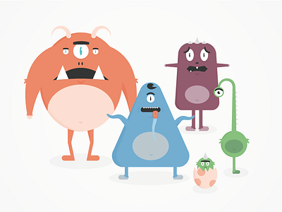 Monsters creature monster scary team