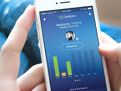 ios7 Mobile Application- UI/UX application blur dbg gradient graph ios7 iphone mobile app transparent ui