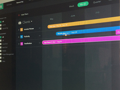 Its A Secret... accordion checkbox colors dark date picker flat rows side panel simple timeline ui