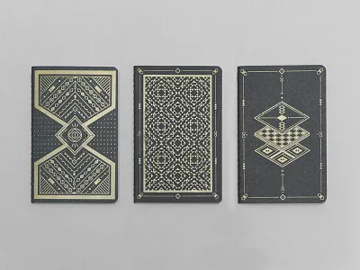 Avalanche Print hand made graphic design silk print notebooks