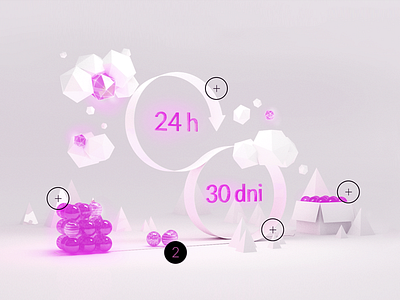 The Scrum framework 3d arrow blender clouds diagram framework light low poly process purple render scrum