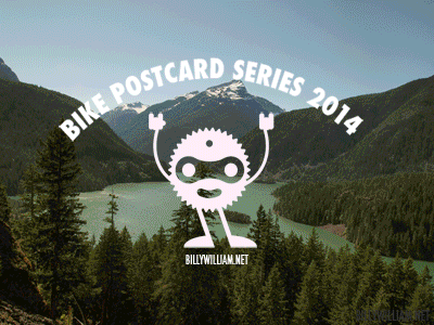 Postcard Bike Collage bike