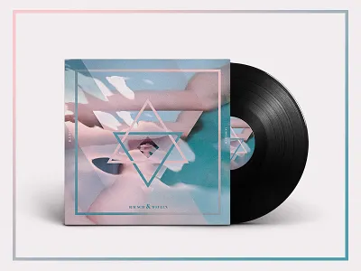 RDO80 mixtape cover draft abstract cover design geometric graphic design illustration mixtape sugar swimming pool