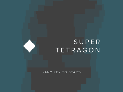 Start Screen 8bit arcade gif processing super hexagon