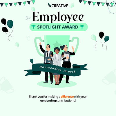 Employee's achievement design employees achievement design graphic design