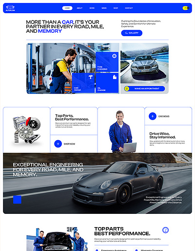 Autoflow - Transportation Website Template automotive webflow template car website webflow template