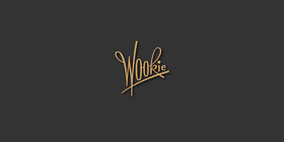 Wookie the Dog design dog font lettering letters logo type typeface typography wookie