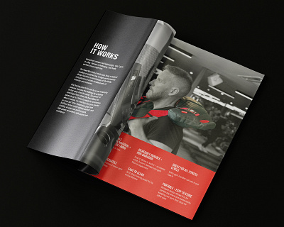 PowerWave Brochure | Fitness Brochure Design adobe indesign branding brochure catalog clean design creative design fitness fitness brochure graphic design gym health illustration personaltrainer powerlifting print print design sport training ui