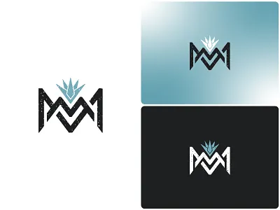 Letters MM + Agave logo mark agave agave logo agave plant brand branding letter logo letter m letters mm mexico minimal logo mm logo mm monogram modern logo monogram monogram logo simple logo tequila tequila logo vintage western