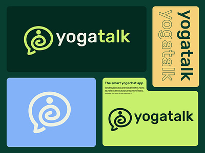 modern minimalist yogatalk logo design abstract logo app logo best logo branding colourful logo creative fitness app fitness logo graphic design gym logo logo logo mark logo type modern logo modern yoga talk logo wellness logo yoga app yoga logo yoga talk logo