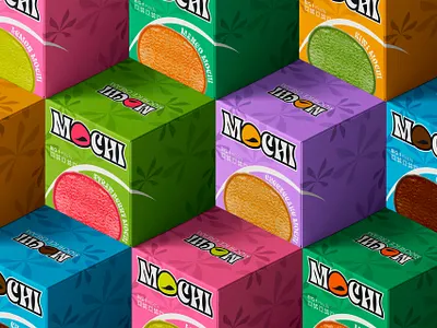 Mochi | Branding & Packaging brand identity branding candy design food friendly graphic design ice cream illustration illustrator indesign japan japanese logo mochi packaging photoshop snack sweet vector