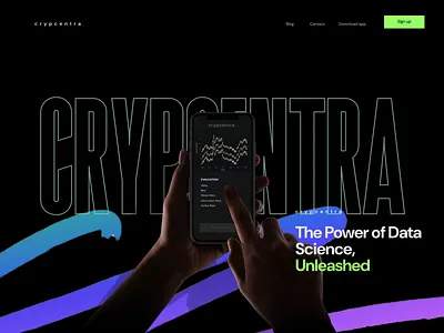 Crypcentra website design/ webflow build brand guideline dark ui dashboard data visualization deck figma gradient investor deck landing mobile pitch deck presentation ui uidesign uiux ux web web development webflow website