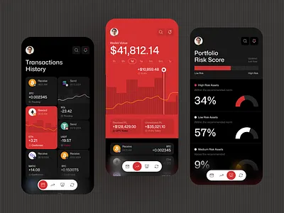 Crypto Trading Mobile App app crypto crypto art crypto design crypto exchange cryptocurrency data visualisation defi design digital banking finance fintech investment ios mobile app mobile app design payment saas user interface