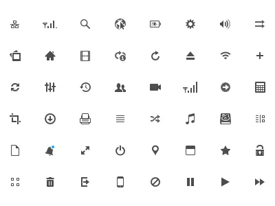 Symbolic Icons flat glyph icon monochrome symbol
