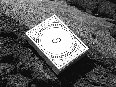 Flesh & Bones tuckbox deck minimal pattern playing cards tuckbox