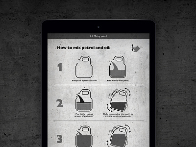 Power Cutter User Guide animation concrete construction husqvarna ipad ui ux