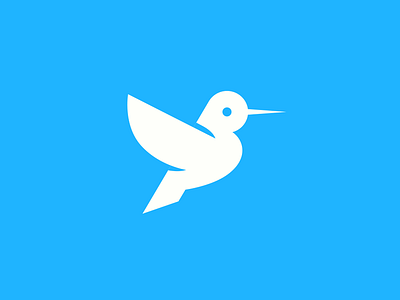 Hummingbird Mark WIP bird blue brand branding hummingbird icon identity infoscout logo logo mark mark